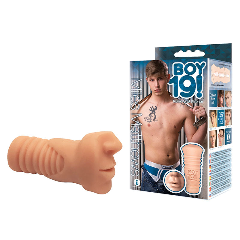 Boy 19! Miles Mathews - Flesh Male Mouth Teen Twink Stroker - Just for you desires