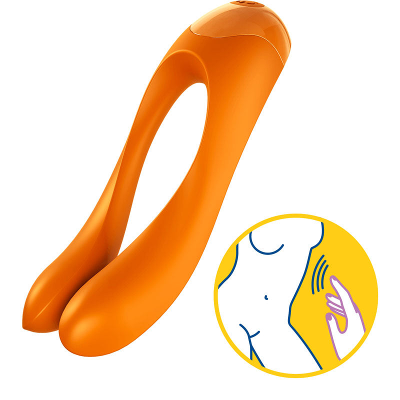 Satisfyer Candy Cane Orange - Just for you desires