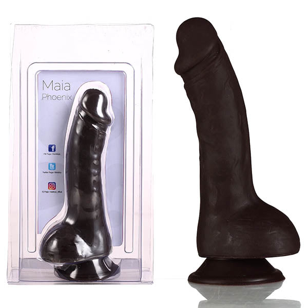 Maia Phoenix - Black 20.3 cm Dong - Just for you desires