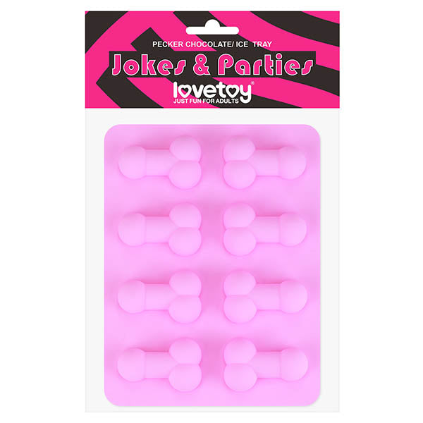 Jokes & Parties Pecker Chocolate/Ice Tray - Silicone Tray - Makes 8 Dickies - Just for you desires