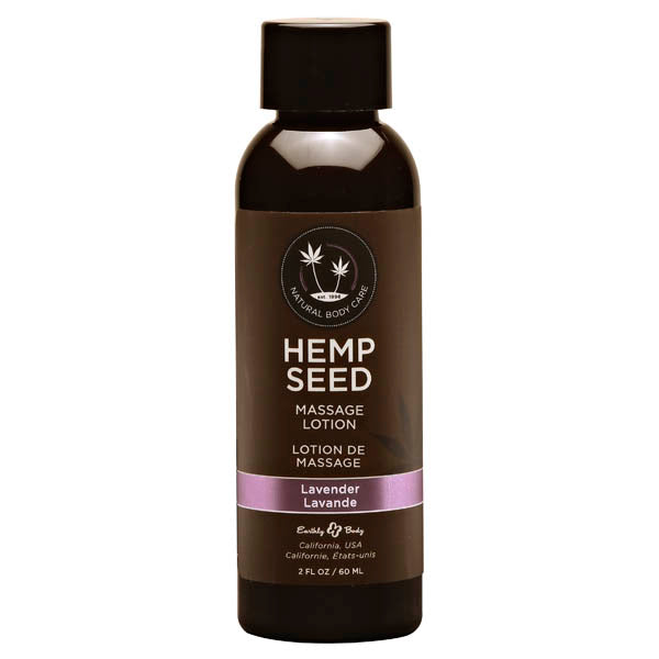 Hemp Seed Massage Lotion - Lavender Scented - 59 ml Bottle - Just for you desires