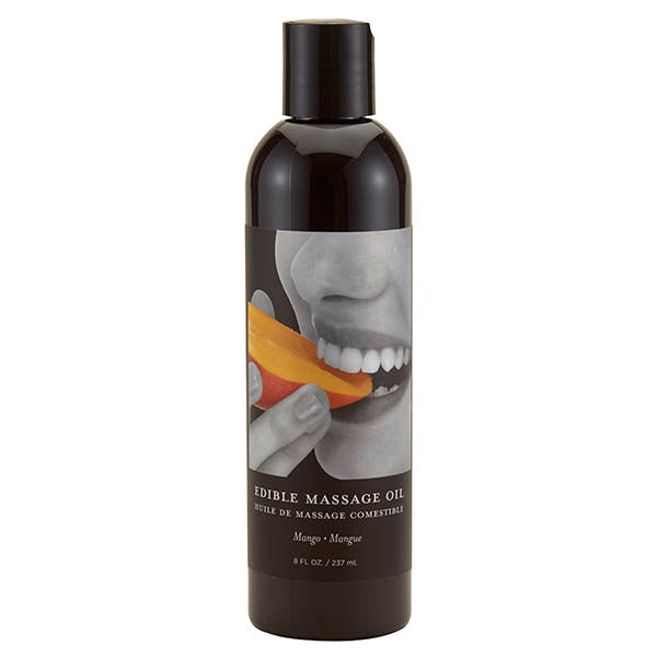 Edible Massage Oil - Mango Flavoured - 237 ml Bottle - Just for you desires