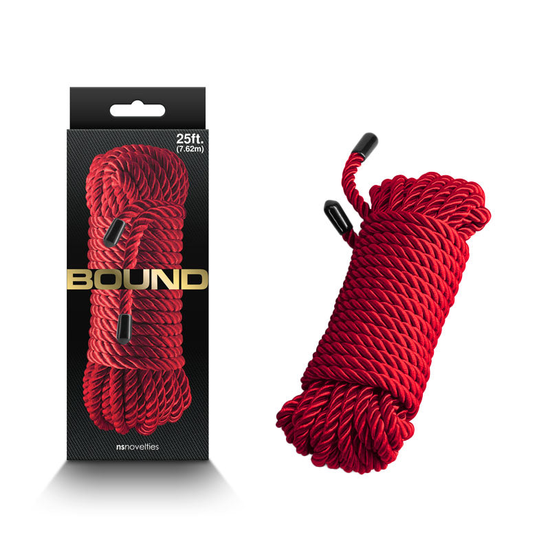 Bound Rope - Red - Red Bondage Rope - 7.6 metre length - Just for you desires