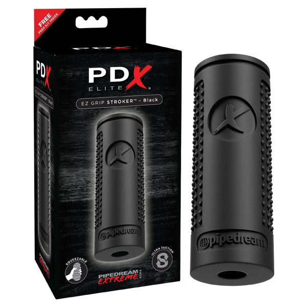 PDX Elite EZ Grip Stroker - Black Stroker - Just for you desires