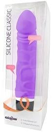 Premium Range Classic Wide Silicone Vibe Purple - Just for you desires