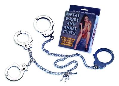 Metal Hand & Leg Cuffs Set - Just for you desires