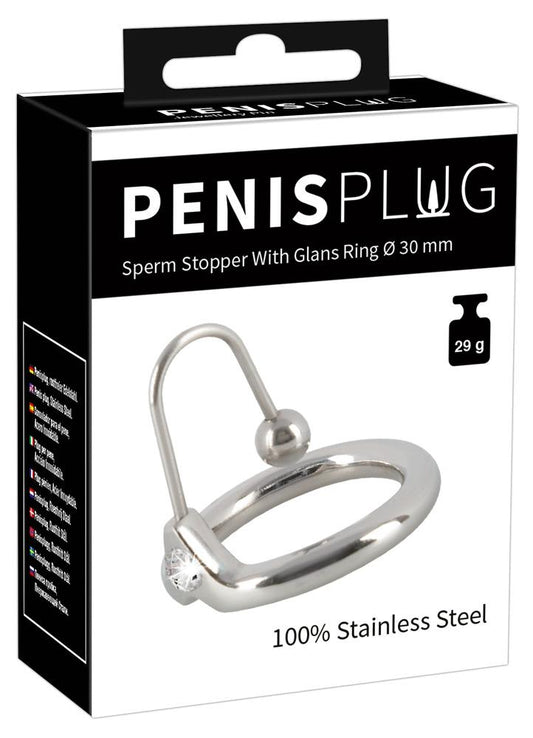 Penis Plug Sperm Stopper With Glans Ring - Just for you desires