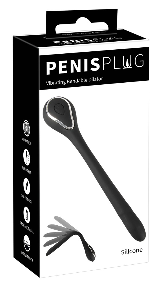 Penis Plug Vibrating Bendable Dilator - Just for you desires