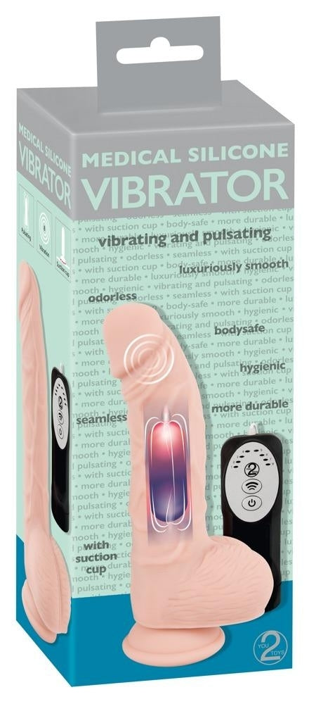 Medical Silicone Pulsating Vibrator - Just for you desires