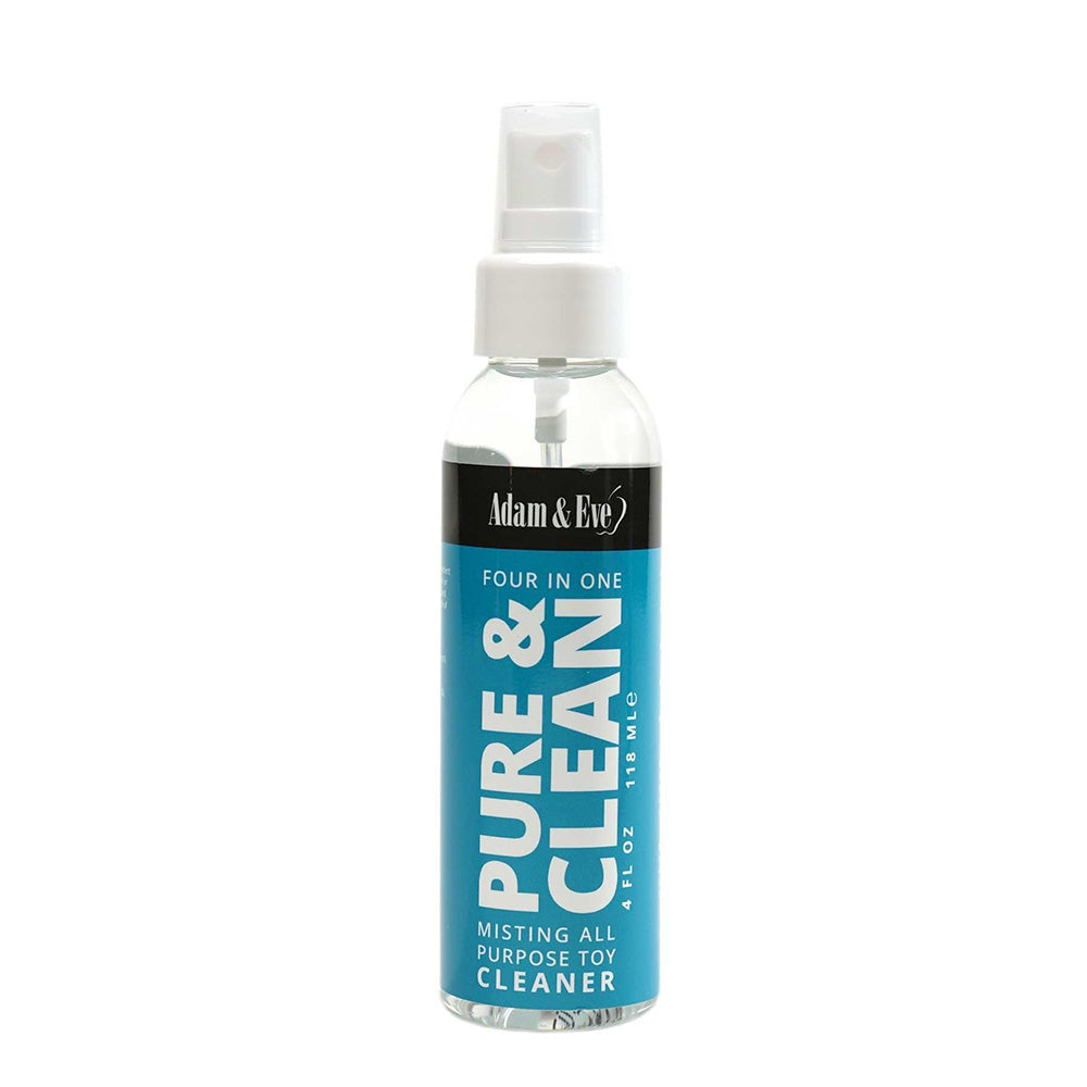 Adam & Eve 4 In 1 Pure & Clean - Misting All Purpose Toy Cleaner - 118 ml Bottle - Just for you desires