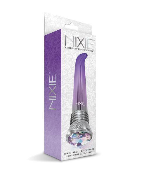 Nixie Jewel Ombre G Spot Vibe Purple Glow - Just for you desires