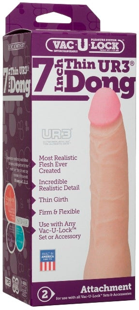Vac U Lock Attachment Thin Ur3 Dong White 7""