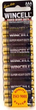 Wincell Super Heavy Duty AAA Shrink 10Pk Battery - Just for you desires