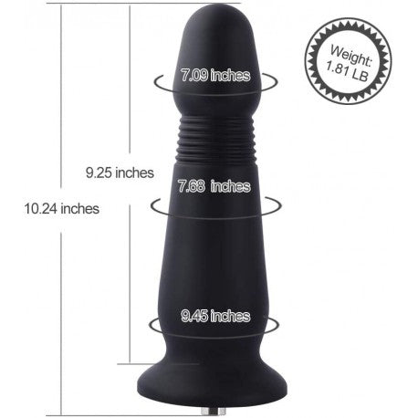 HiSmith - 10.24" Silicone Grenade Anal Plug (KlicLoc) - Just for you desires