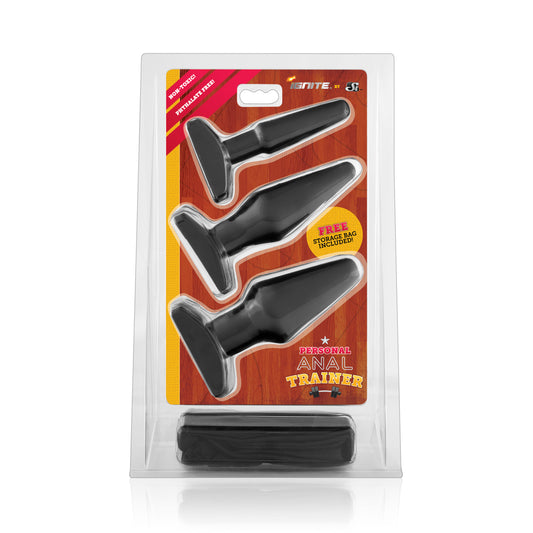 Anal Trainer Kit Black - Just for you desires