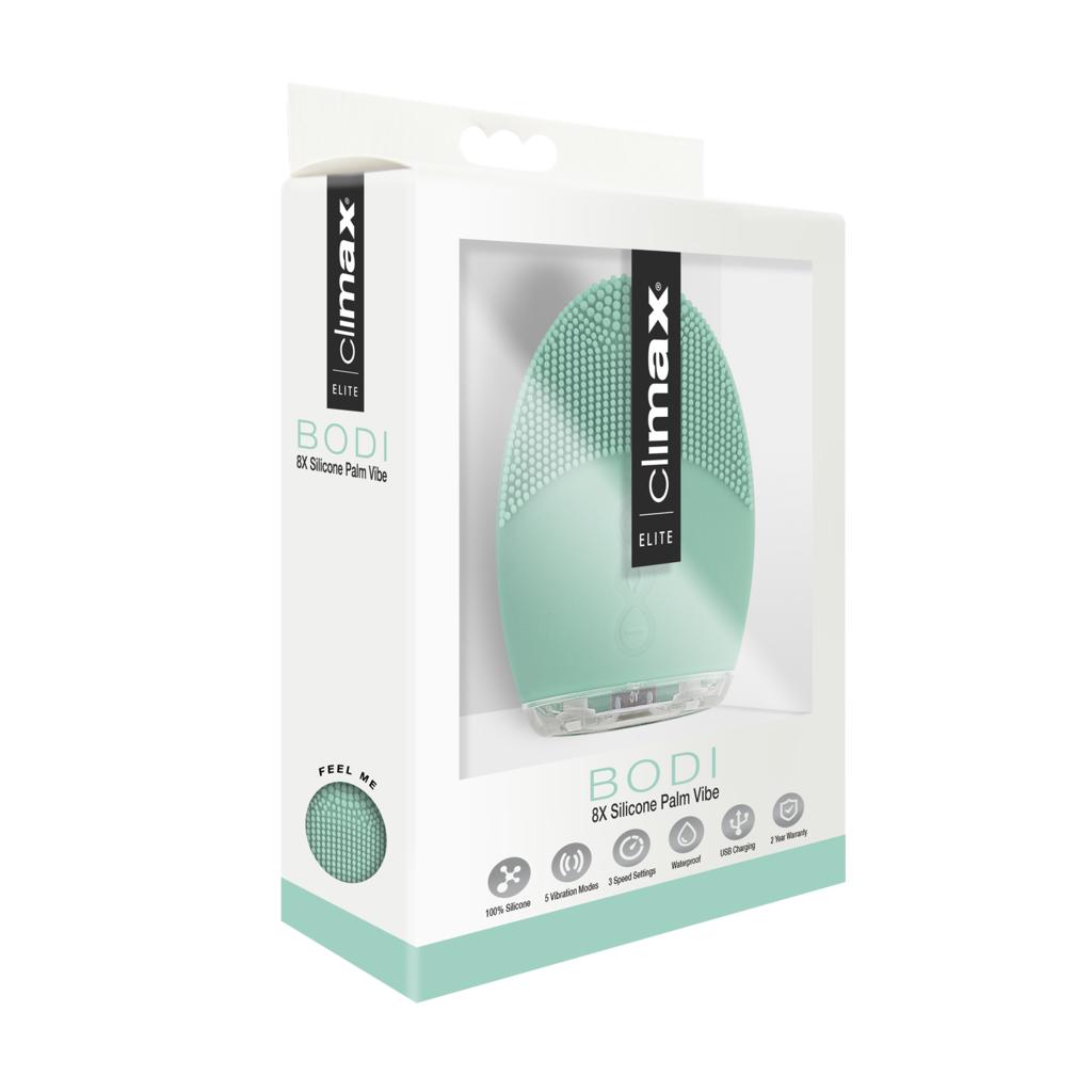 Climax Elite Bodi 15 X Silicone Palm Vibe Seafoam