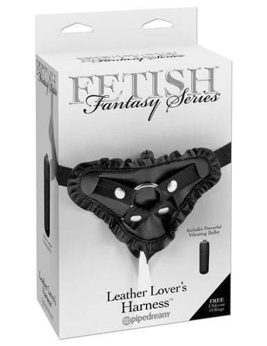 107244 - Fetish Fantasy Leather Lover'S Harness - Just for you desires