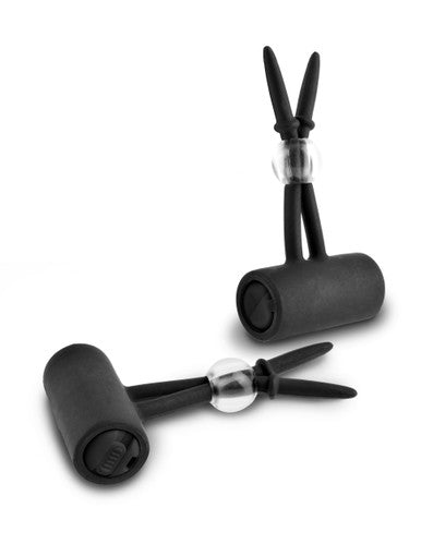 110115 - Fetish Fantasy Limited Edition Vibrating Silicone Nipple Lassos - Just for you desires