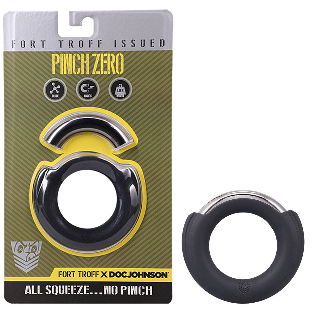 Fort Troff - Pinch Zero Ring - Black Cock Ring - Just for you desires