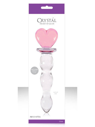 126743 - Crystal Heart Of Glass Pink - Just for you desires