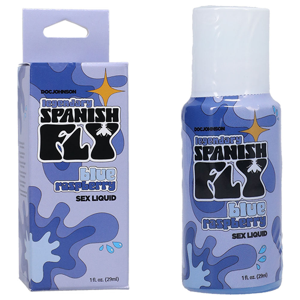 Spanish Fly Sex Liquid - Blue Raspberry - Aphrodisiac Enhancer - 29 ml Bottle - Just for you desires