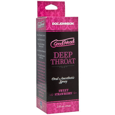 134738 - Goodhead Deep Throat Spray Sweet Strawberry - Just for you desires
