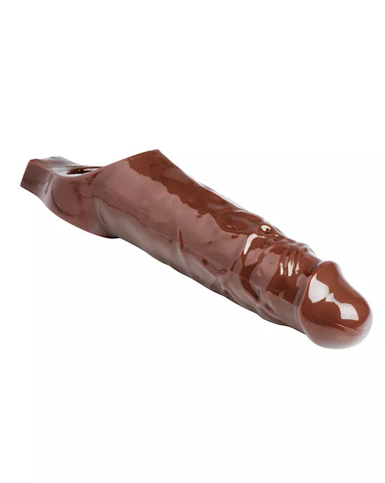 Really Ample Penis Enhancer Sheath- Brown - Just for you desires