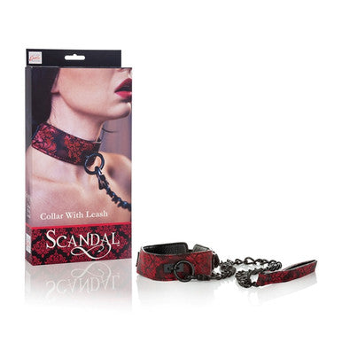 139076 - Scandal Collar With Leash - Just for you desires