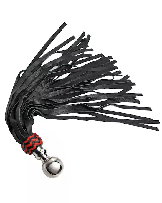 Premium Leather Ball Handle Flogger - Just for you desires