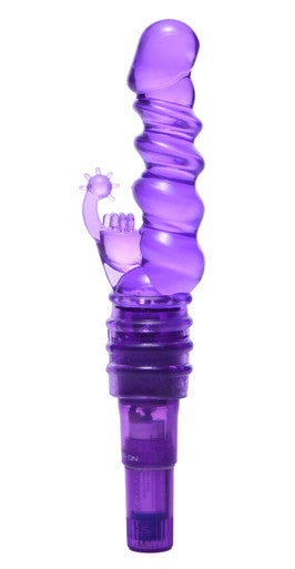 141147 - Royal Rocket Ribbed Rabbit Vibrator - Just for you desires