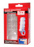 Clear Sensations Enhancer Sex Sleeve - Just for you desires