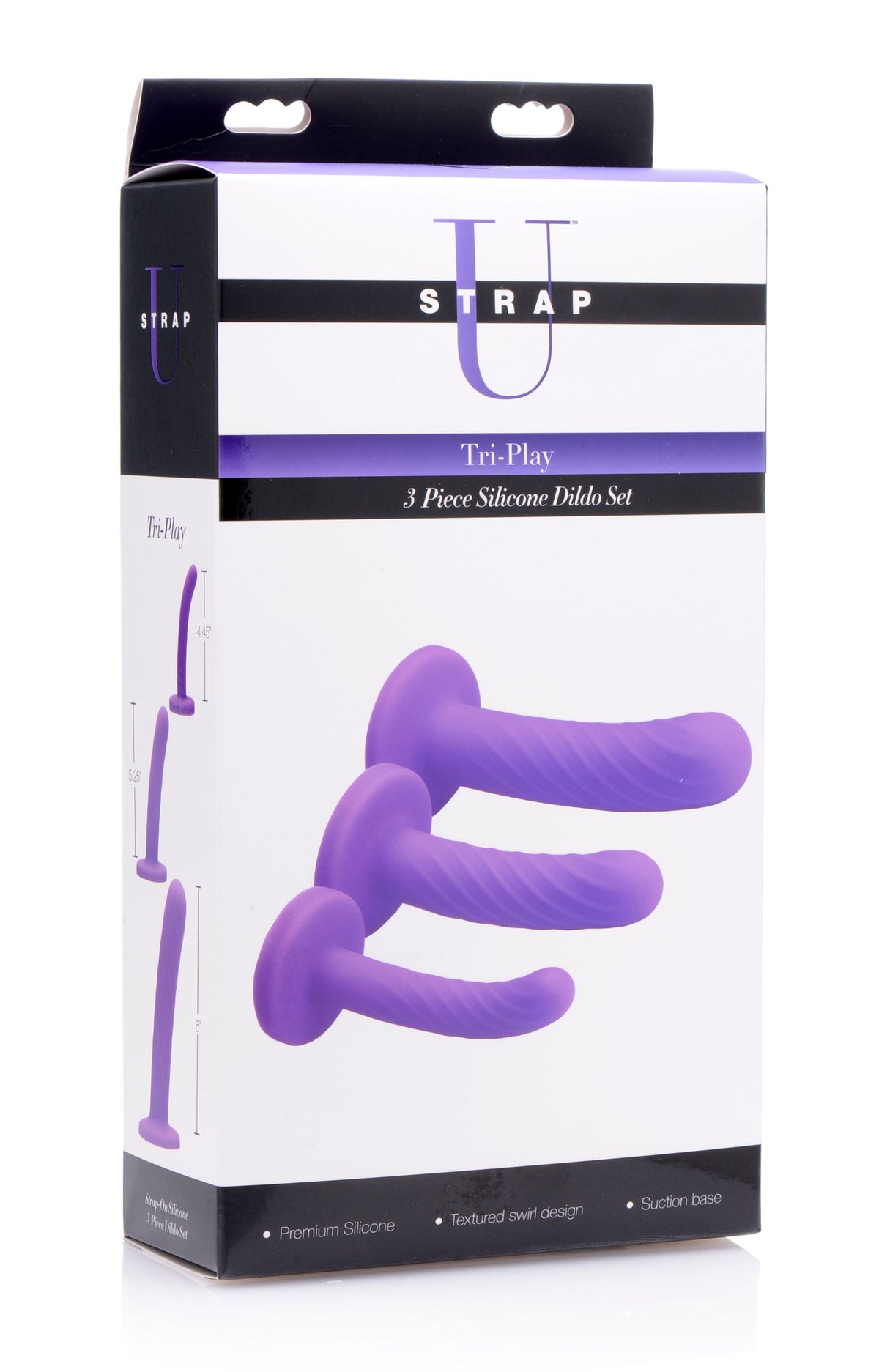 Tri-Play 3 Pc Silicone Dildo Set - Just for you desires