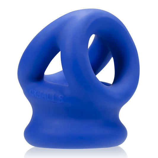 Tri Squeeze Cocksling Ballstretcher Cobalt Ice - Just for you desires