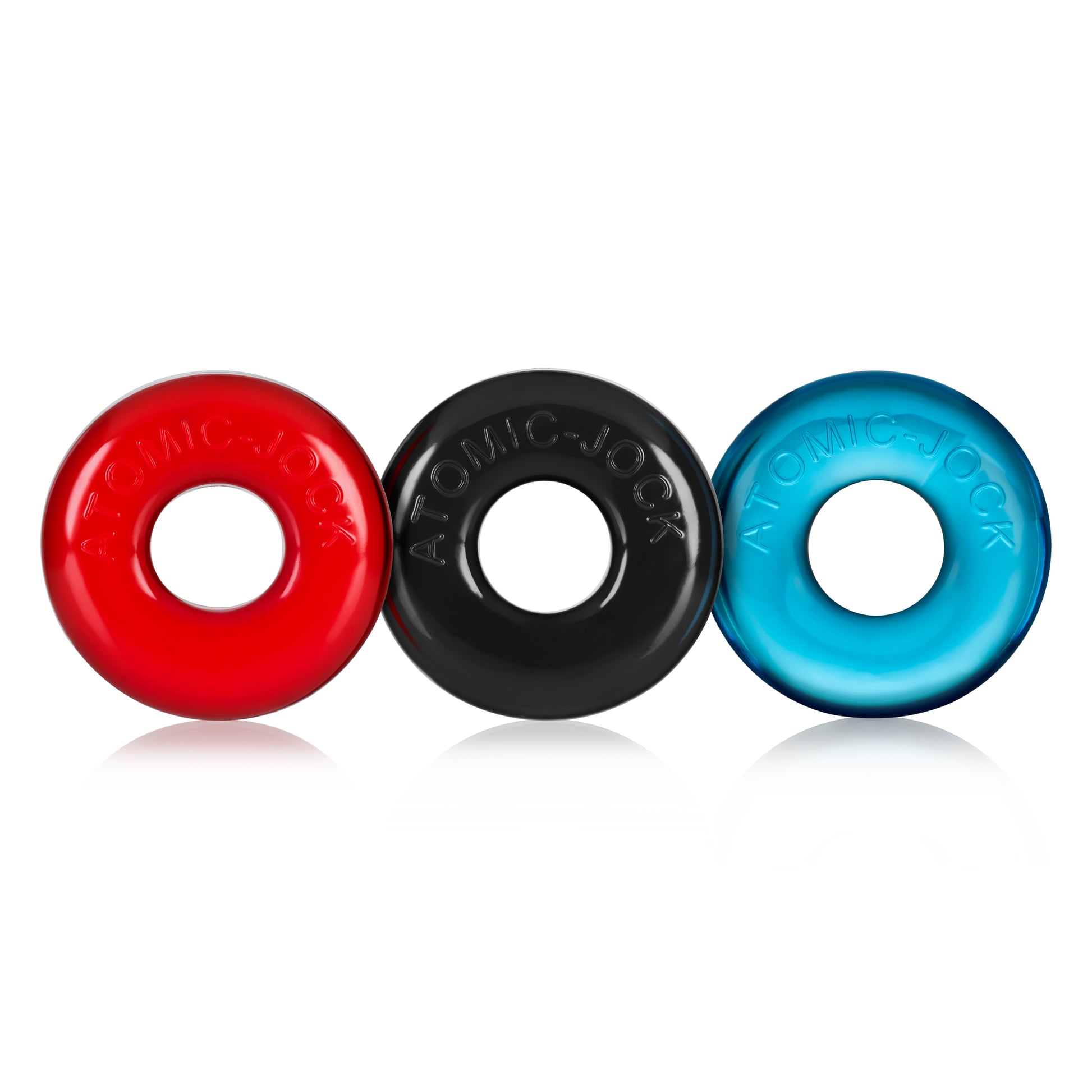 Oxballs Ringer 3 Pack Of Do Nut 1 Cockrings Multi - Just for you desires