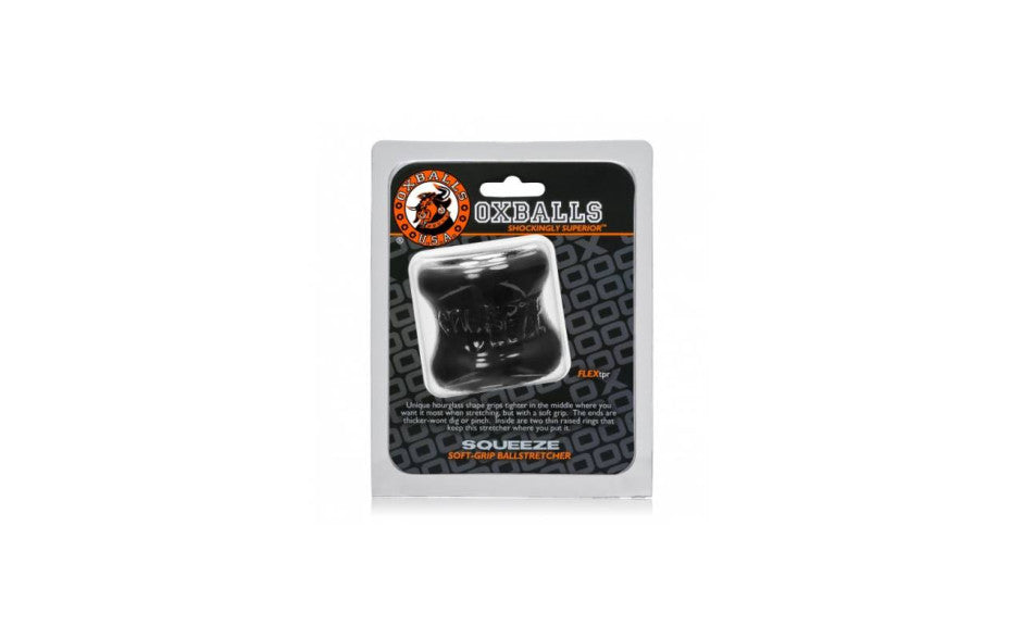 Oxballs Squeeze Hourglass Ballstretcher Black - Just for you desires