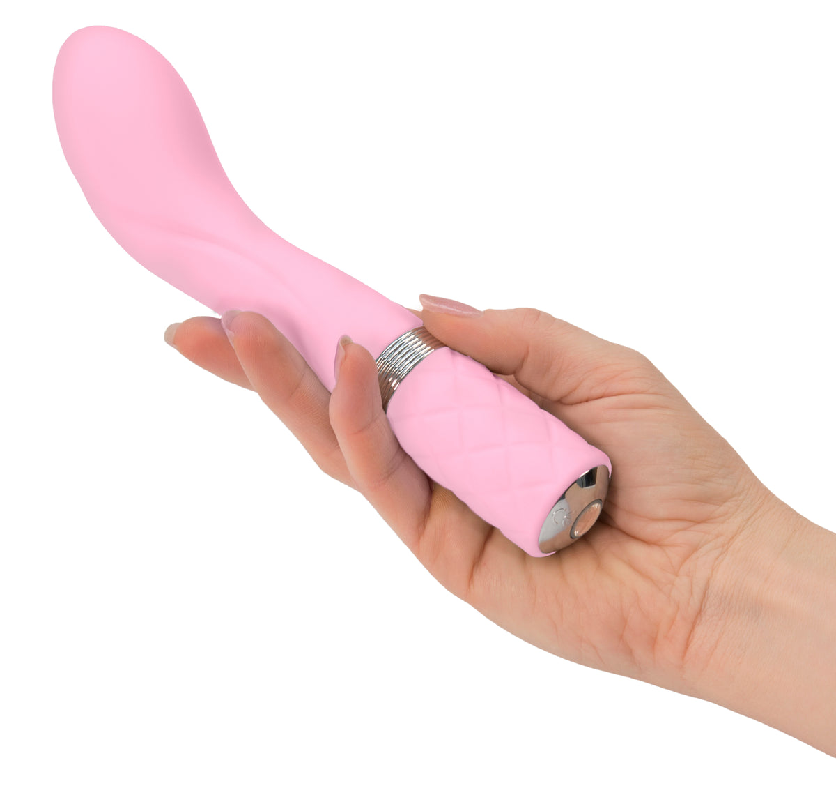 Pillow Talk Sassy G Spot With Swarovski Crystal Pink - Just for you desires