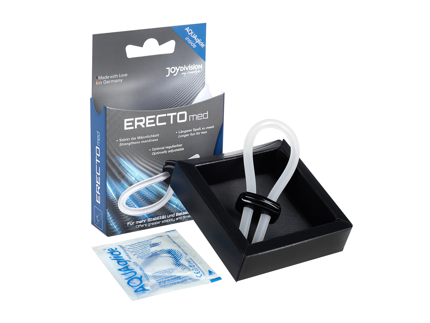 ERECTOmed Adjustable Cock Ring Clear - Just for you desires