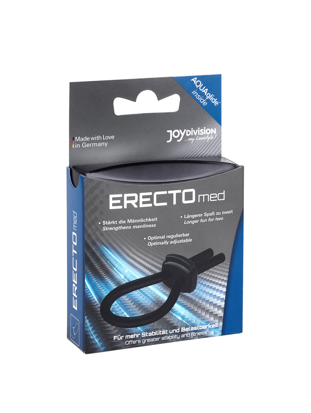 ERECTOmed Adjustable Cock Ring Black - Just for you desires