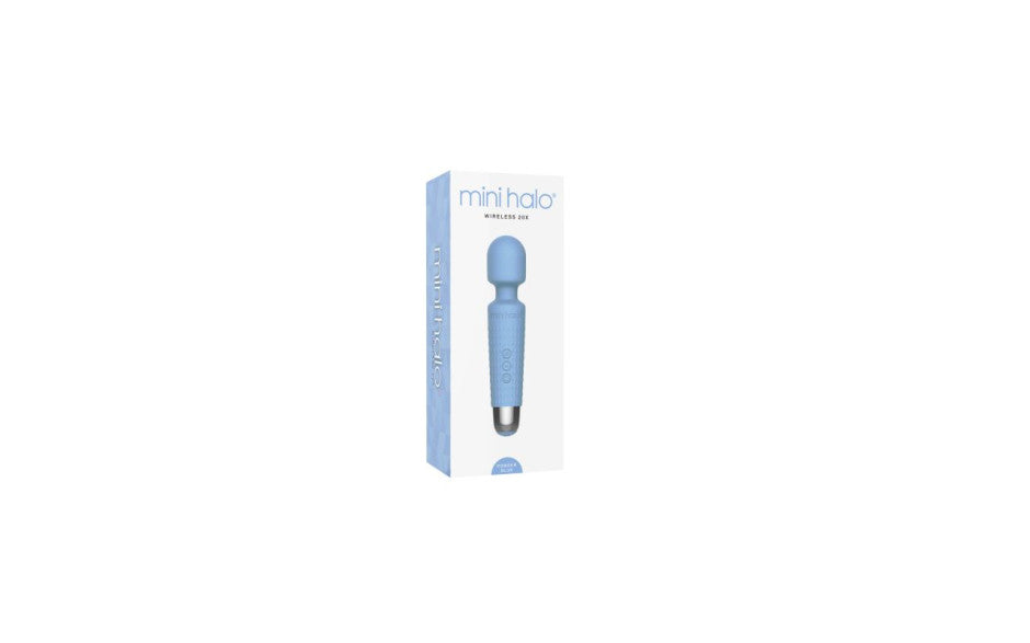 Shibari Mini Wand Halo 20X Powder Blue - Just for you desires