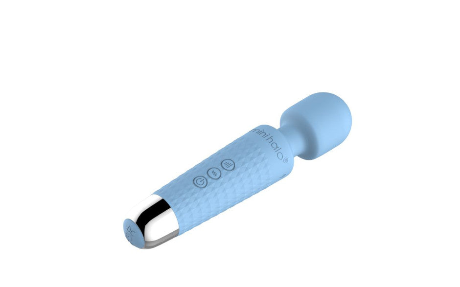 Shibari Mini Wand Halo 20X Powder Blue - Just for you desires