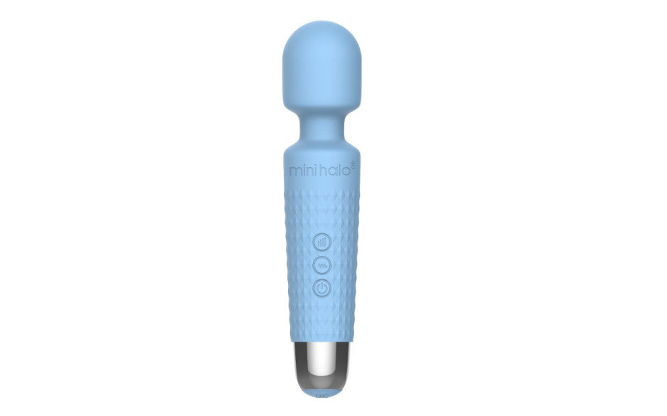 Shibari Mini Wand Halo 20X Powder Blue - Just for you desires