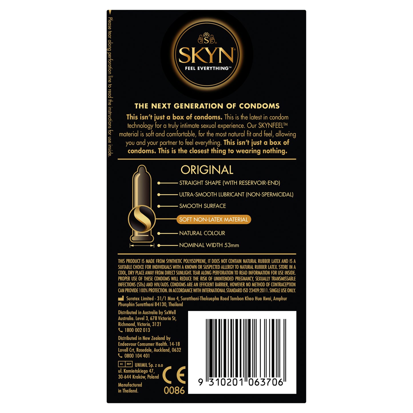 SKYN Original Condoms 20 Pc - Just for you desires