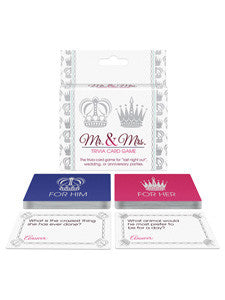 157460 - Mr And Mrs Trivia Card Game - Just for you desires