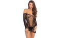 Demure Long Sleeve Mini Dress - Just for you desires