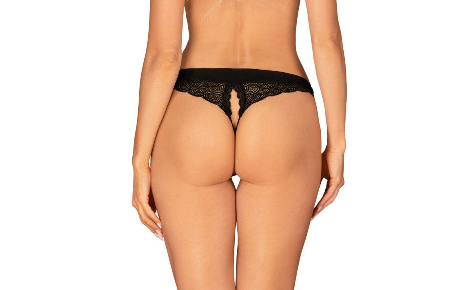 Chemeris Crotchless Panties Black - Just for you desires