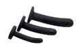 Trinity Strap-On Silicone 3 Pc Dildo Set - Just for you desires