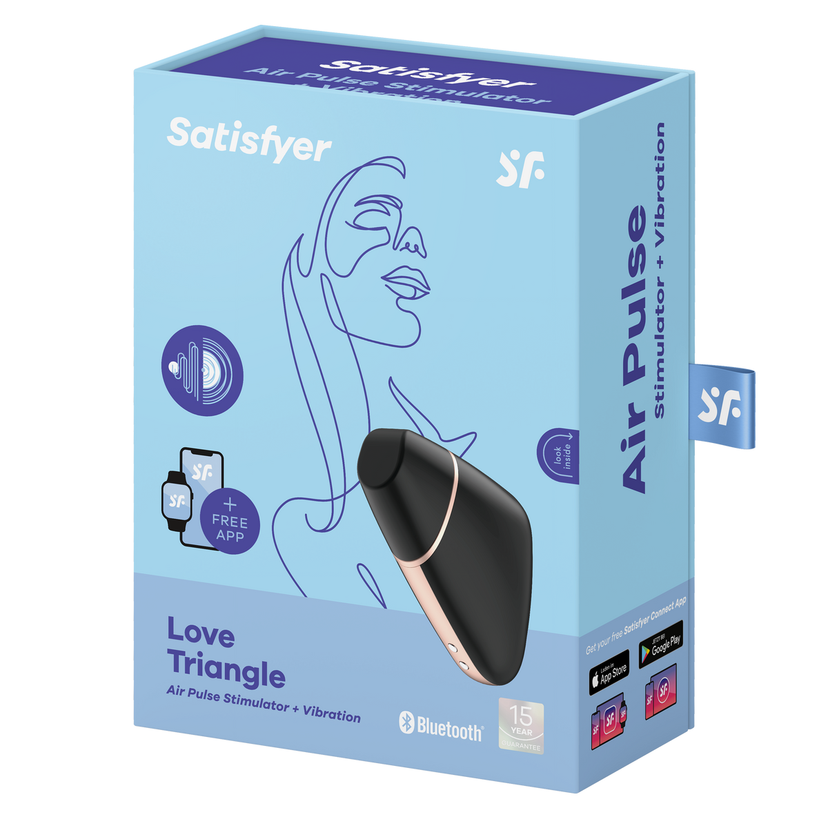 Satisfyer Love Triangle Black - Just for you desires