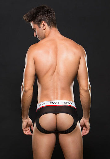 160375 - Logo Elastic Lowrise Mesh Brief S M - Just for you desires