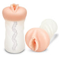 Zolo Perfect Girlfriend Stroker - Clear/Flesh Vagina Stroker - Just for you desires