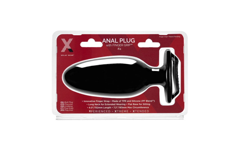 Xplay Finger Grip Plug 4L - Just for you desires